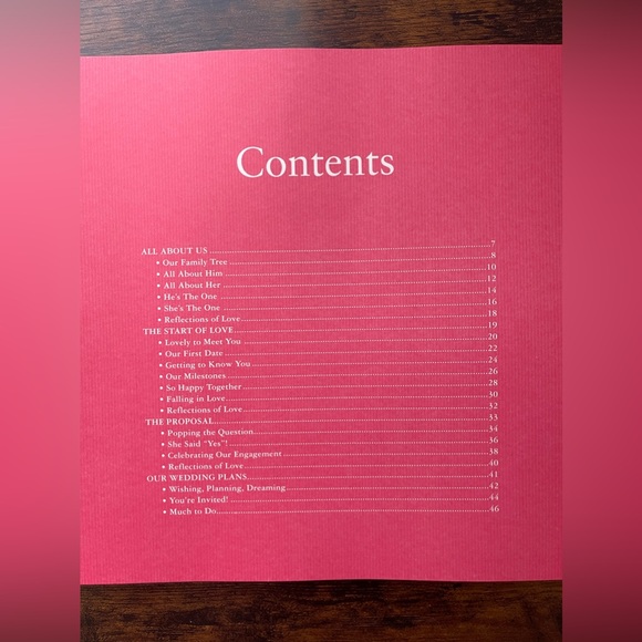 Our Wedding Journal (Scrapbook) - Picture 5 of 8